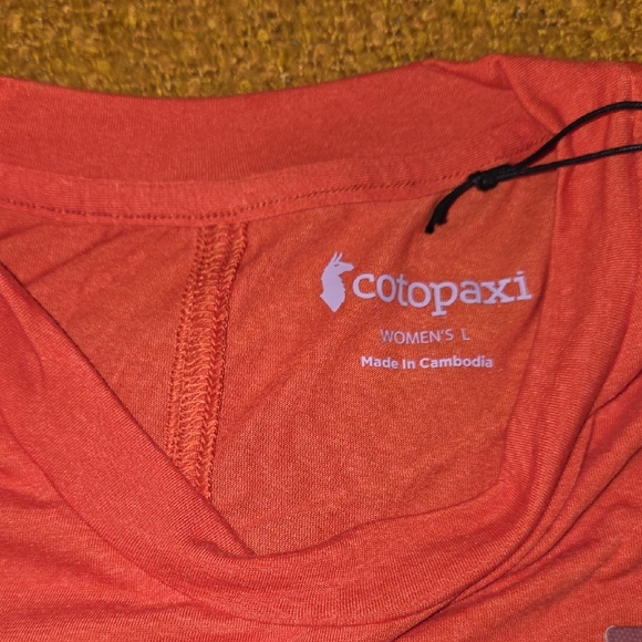 Cotopaxi Paseo Travel Tank Vibrant Orange Women's - Picture 3 of 5